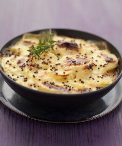 Gratin de Princesse Amandine® à la moutarde