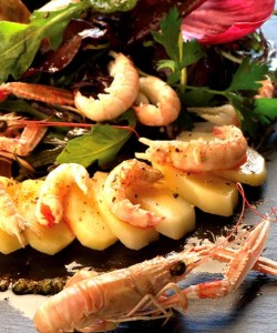 Salade de Princesse Amandine® aux langoustines