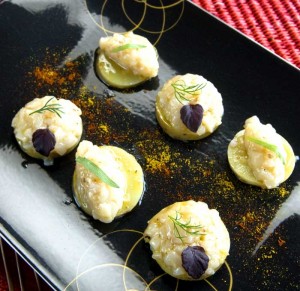 Petites bouchées de Princesse Amandine® aux Saint Jacques