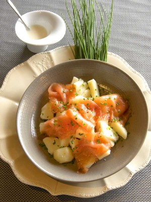 Salade de Princesse Amandine® au saumon