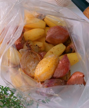 Papillotes de Princesse Amandine® aux échalotes