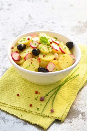 Salade-de Princesse Amandine aux olives noires ©Franck Schmitt