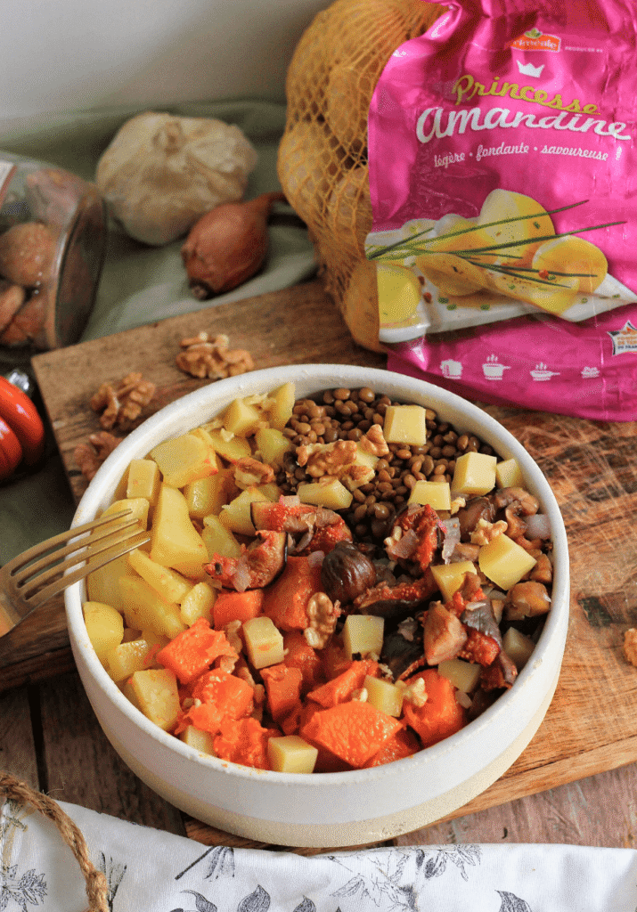 Bowl automnale aux Pommes de Terre Princesse Amandine