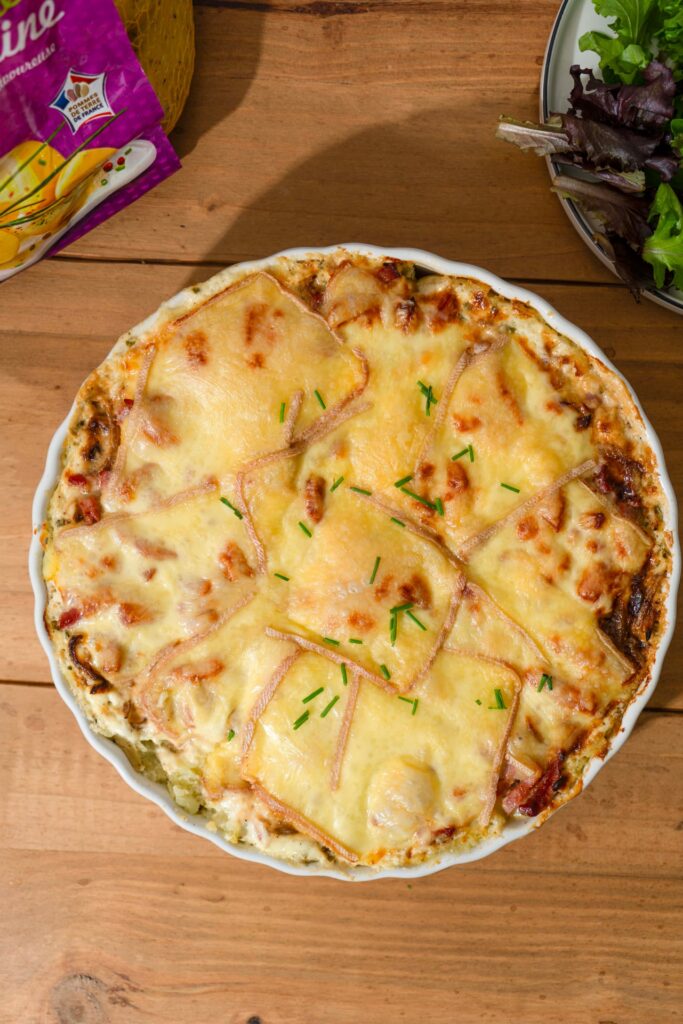 Tarte à la Raclette & Pommes de Terre Princesse Amandine
