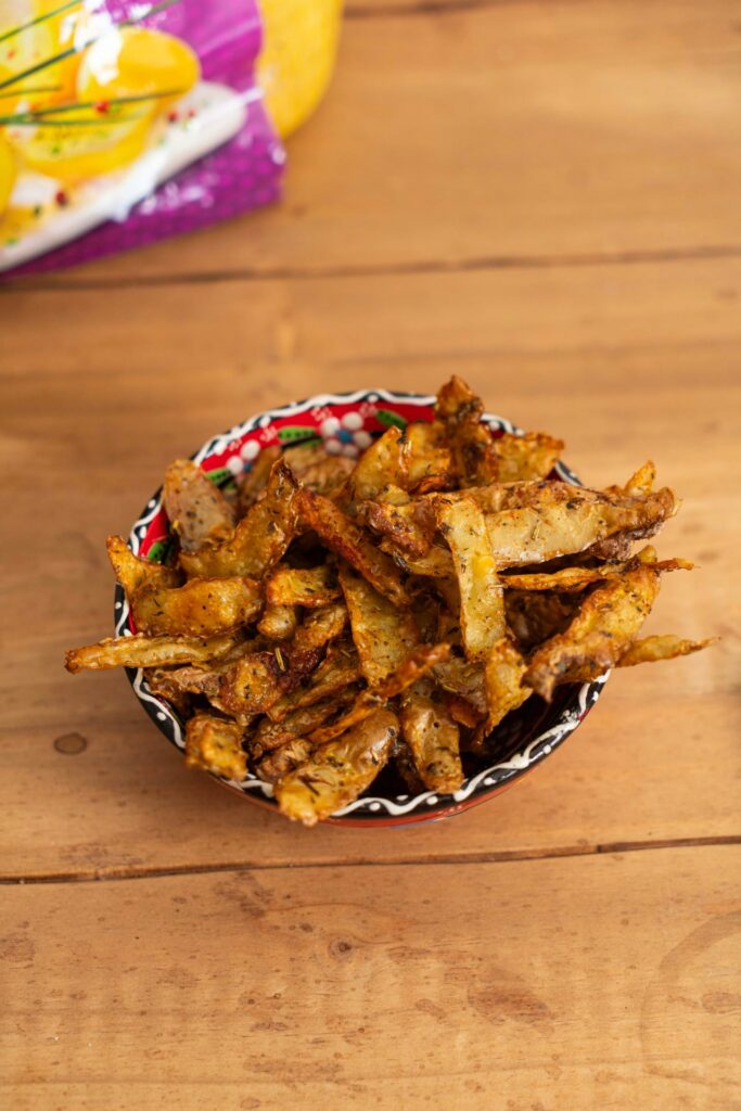 Chips d’épluchures de pommes de terre